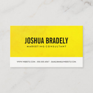 Minimalist Corporate Two Tone Business Card
