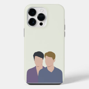 Minimalist Couple Art Modern Aesthetic iPhone 14 Pro Max Case