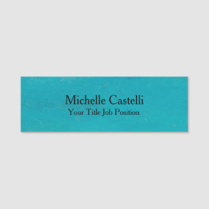 Minimalist Creative Useful Durable Plain Simple Name Tag