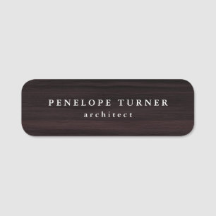 Minimalist Creative Useful Durable Plain Simple Name Tag