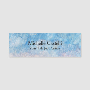 Minimalist Creative Useful Durable Plain Simple Name Tag