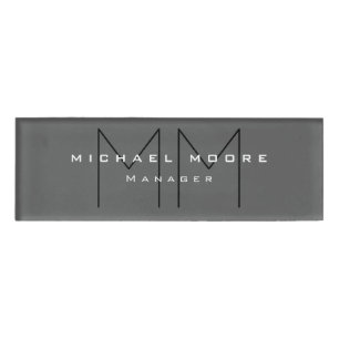 Minimalist Creative Useful Durable Plain Simple Name Tag