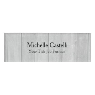 Minimalist Creative Useful Durable Plain Simple Name Tag