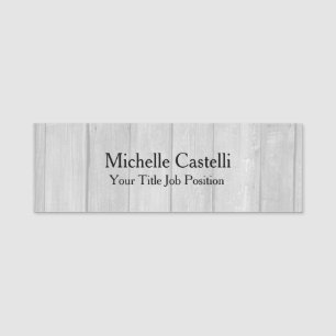 Minimalist Creative Useful Durable Plain Simple Name Tag
