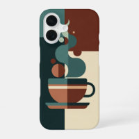 Minimalist Cup with Retro Steam