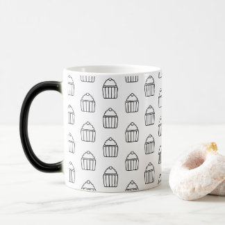Minimalist Cupcake Pattern Mug