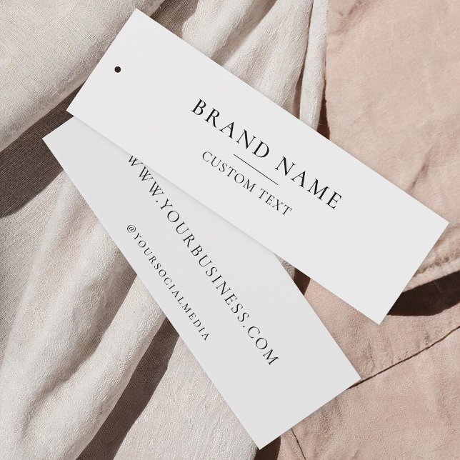 Minimalist Custom Business Label Hang Tag (Creator Uploaded)