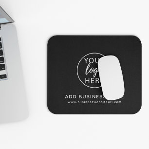 Minimalist Custom Business Logo and Website Mouse Pad