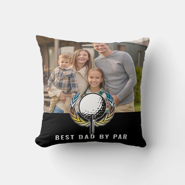 Minimalist Custom Elegant Golf Monogram Design Cushion (Front)