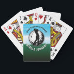 Minimalist Custom Elegant Golf Monogram Design Playing Cards<br><div class="desc">Minimalist Custom Elegant Golf Monogram Design by Edward Eksi. Easy modification of INITIALS and TEXTS for your needs.</div>