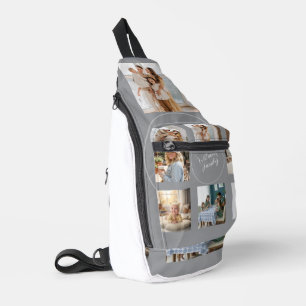 Minimalist Custom Family Photo Print Cut & Sew Bag