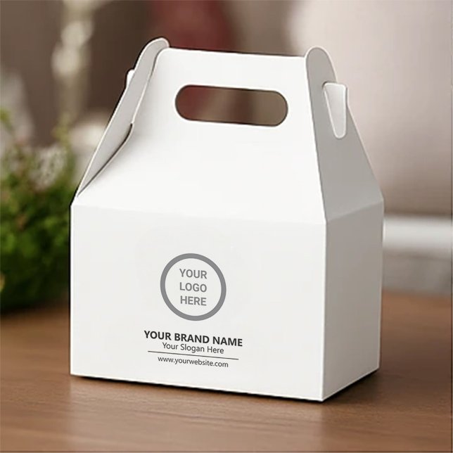 Minimalist Custom Logo Branded Business Event Favour Box (Creator Uploaded)