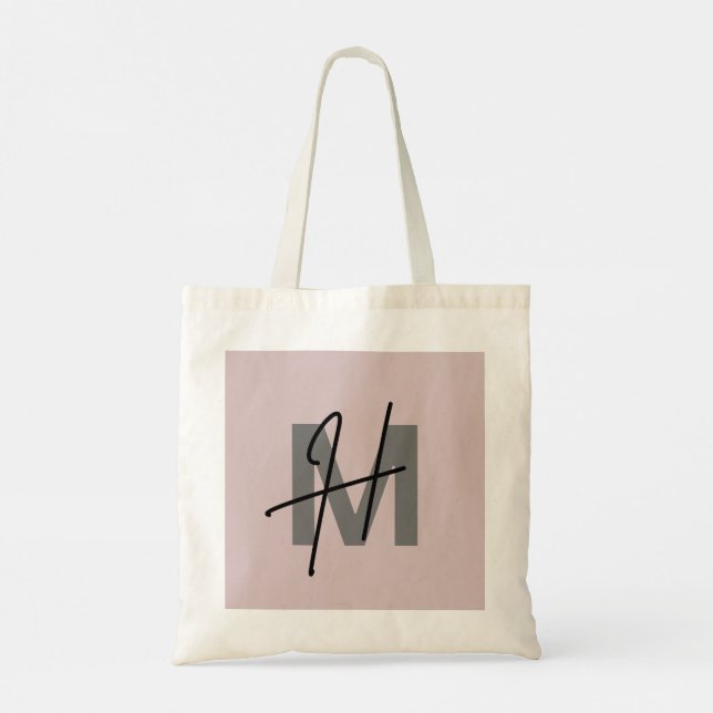Minimalist Custom Logo Tote Bag (Back)