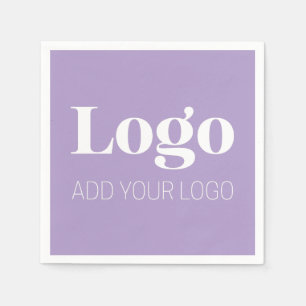 Minimalist Custom Logo   Weddings & Business Napkin