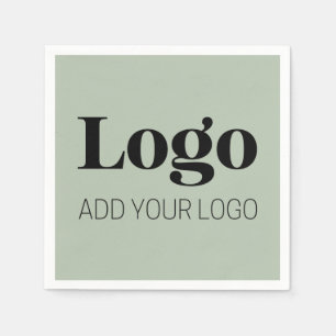 Minimalist Custom Logo Weddings & Business Napkin
