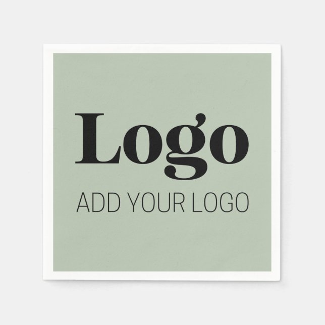 Minimalist Custom Logo | Weddings & Business Napkin (Front)