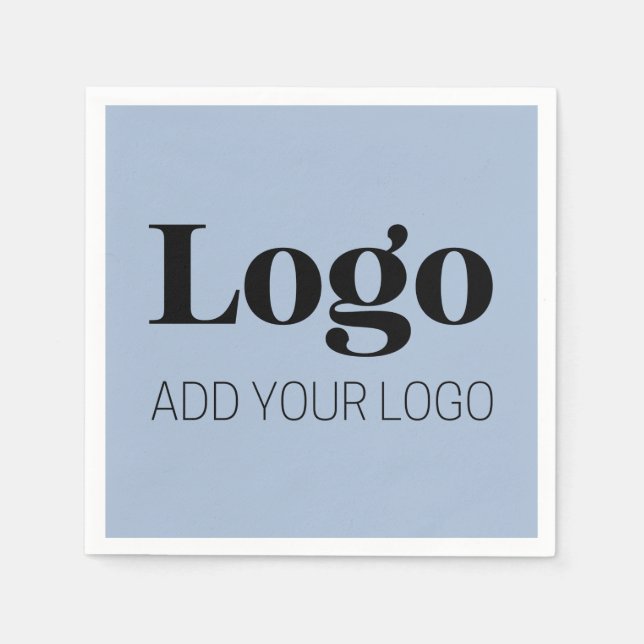 Minimalist Custom Logo | Weddings & Business Napkin (Front)