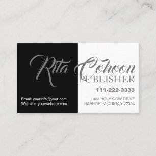 Minimalist Custom Modern Business Calling Card