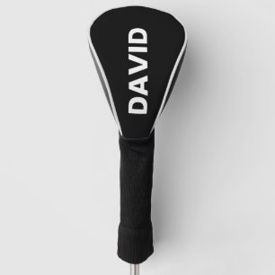 Minimalist Custom Name Or Logo Golf Head Cover