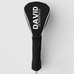 Minimalist Custom Name Or Logo Golf Head Cover