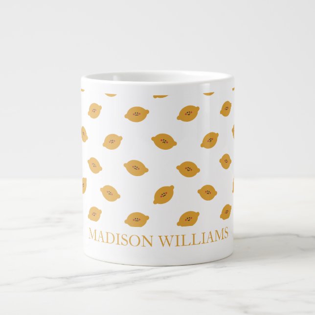 Minimalist Custom Name Personalised Coffee Mug (Front)