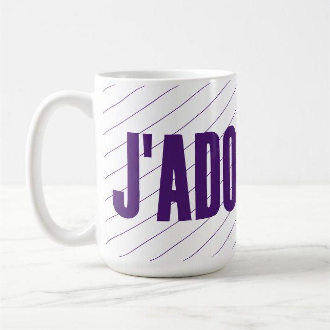 Minimalist Custom Name Personalised Coffee Mug (Left)