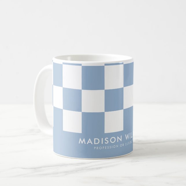Minimalist Custom Name Personalised Coffee Mug (Front Left)