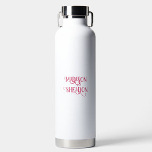 Minimalist Custom Name Water Bottle