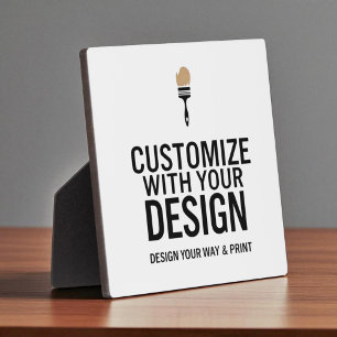 Minimalist Custom Personalised Company Branded Plaque