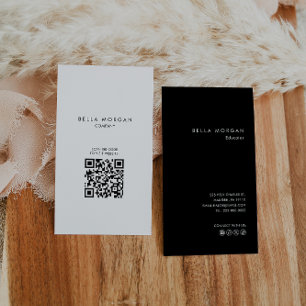 Minimalist Custom Professional Educator Business Card