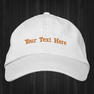 Minimalist Custom Text Embroidered Hat