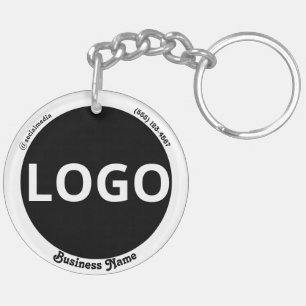 Minimalist Customisation: Black and White Key Ring