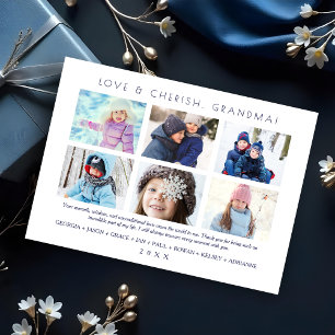 Minimalist Cute 6 Multi Photos Collage Keepsake