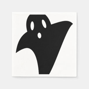 Minimalist cute ghost  napkin
