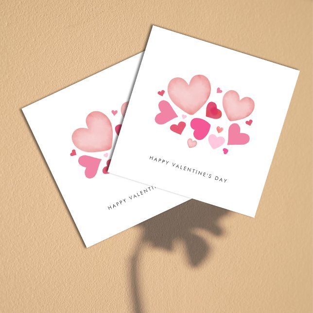 Minimalist Cute Hearts Boyfriend Valentine's card (Creator Uploaded)