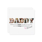 Minimalist DADDY Photo Collage Happy Father's Day 