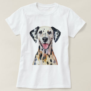 Minimalist Dalmatian Dog Inspired  T-Shirt