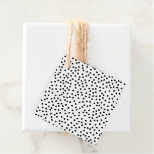 Minimalist Dalmatian Spots Simple Modern Cute Favour Tags