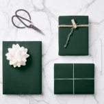 Minimalist dark Green  Pine Wrapping Paper Sheets<br><div class="desc">Minimalist dark Green  Pine Wrapping Paper Sheets</div>
