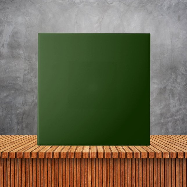 Minimalist  Dark Green Plain Solid Colour #143601 Tile (Creator Uploaded)