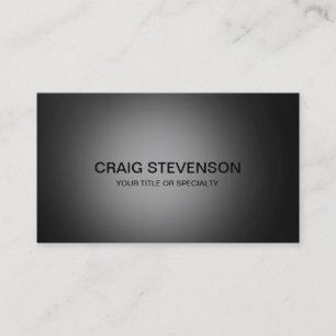 Minimalist Dark Grey Pattern Business Card