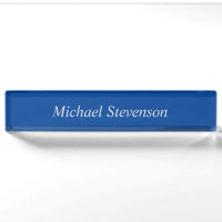 Minimalist Deep Blue Modern Plain