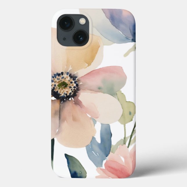 Minimalist delicate flowers Case-Mate iPhone case (Back)