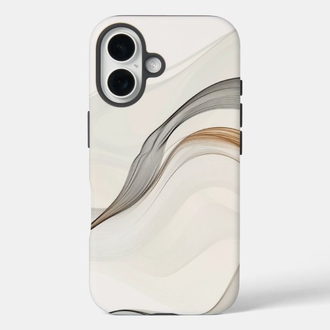 Minimalist | Delicate Leaf & Branch Sketch Case-Mate iPhone Case (Back)