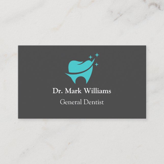 Minimalist Dental Clinic Appointment Card (Front)