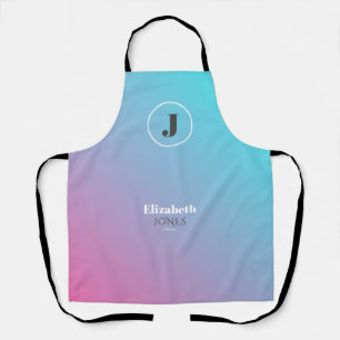 Minimalist design in pastel colours apron
