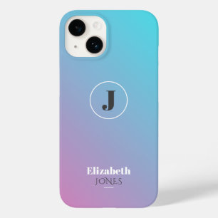 Minimalist design in pastel colours Case-Mate iPhone 14 case