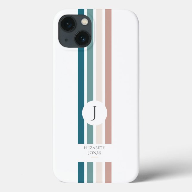 Minimalist design in pastel colours Case-Mate iPhone case (Back)