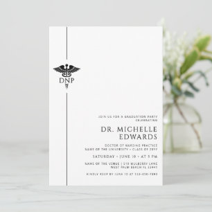 Minimalist DNP Doctor of Nursing Practice Graduate Invitation