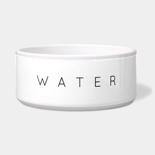 Minimalist Dog or Cat Pet Water Bowl